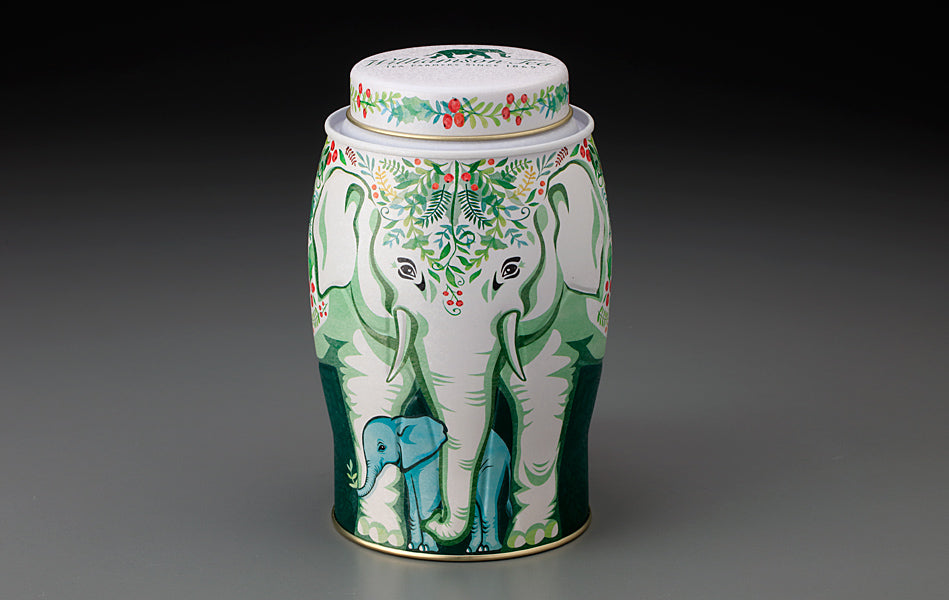 Christmas Blend Elephant Caddy (Winter Wreath)-40 Teabags