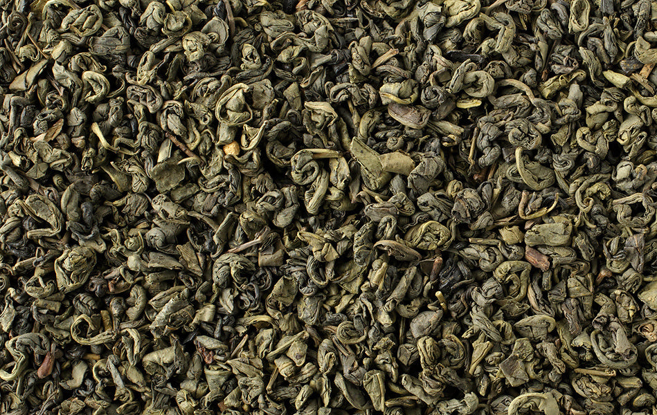 Organic Pinhead Gunpowder Green