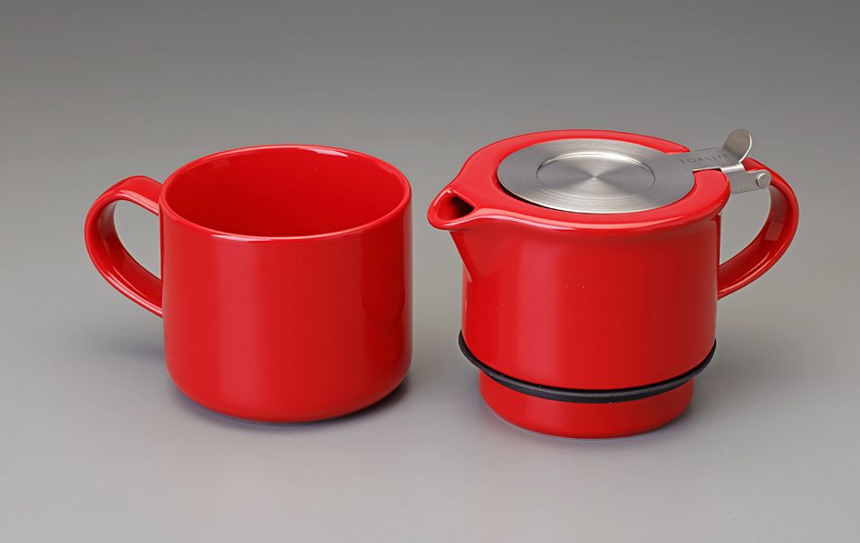 14 oz. Tea For One Teapot (Red)