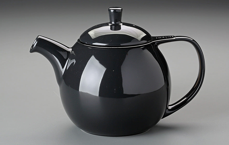 24 oz. For Life Curve Teapot (Black)