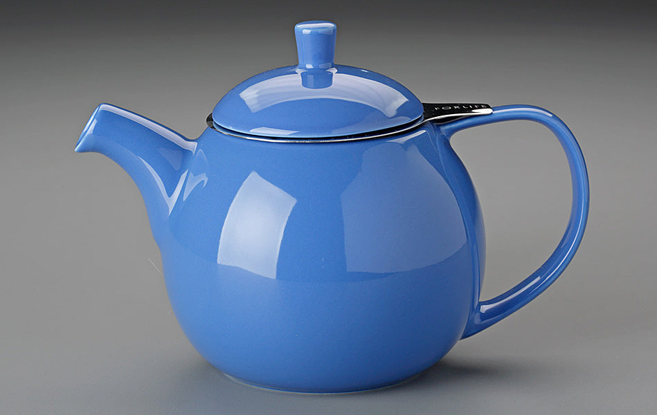 24 oz. For Life Curve Teapot (Blue)