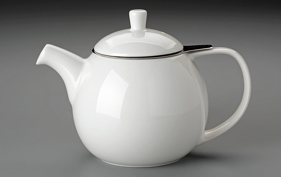 24 oz. For Life Curve Teapot (White)