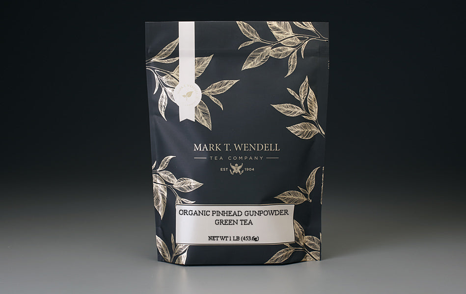 Organic Pinhead Gunpowder Green – Mark T. Wendell Tea Company-Wholesale